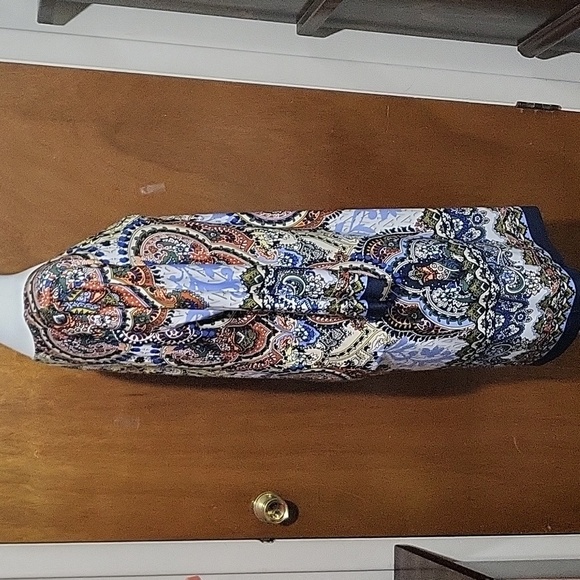 Nwt Melissa Paige Copacabanna Red Midi Dress Size Large - Picture 5 of 12